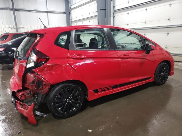 3HGGK5H62JM702111 - 2018 HONDA FIT SPORT RED photo 3