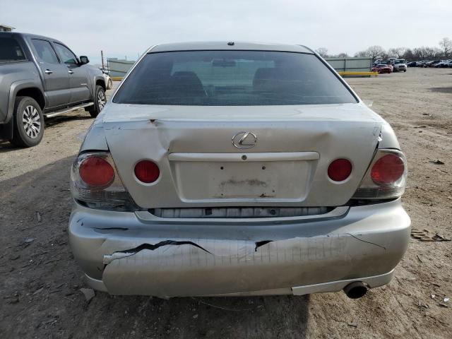 JTHBD182910033507 - 2001 LEXUS IS300 300 SILVER photo 6