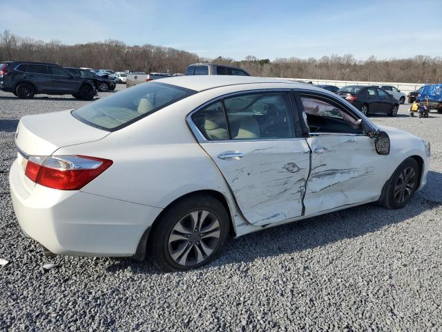 1HGCR2F39DA133633 - 2013 HONDA ACCORD LX WHITE photo 3