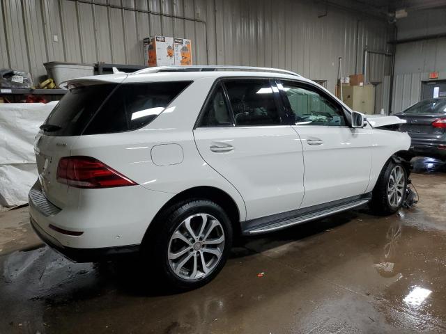 4JGDA5HB6GA631644 - 2016 MERCEDES-BENZ GLE 350 4MATIC WHITE photo 3