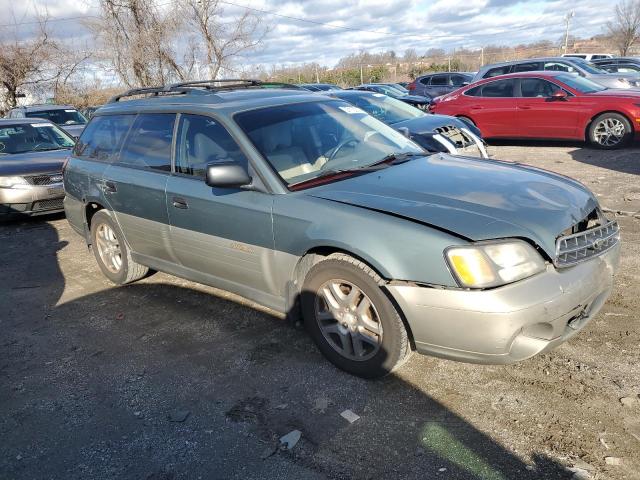 4S3BH675817614390 - 2001 SUBARU LEGACY OUTBACK AWP 青色 照片 4