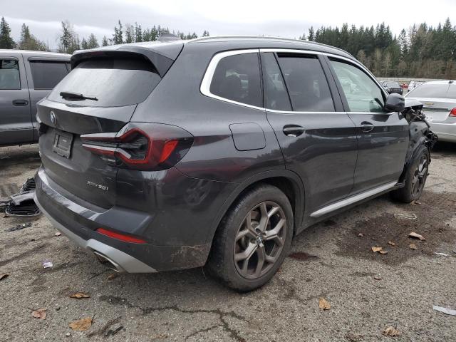 5UX53DP01N9M50350 - 2022 BMW X3 XDRIVE30I GRAY photo 3