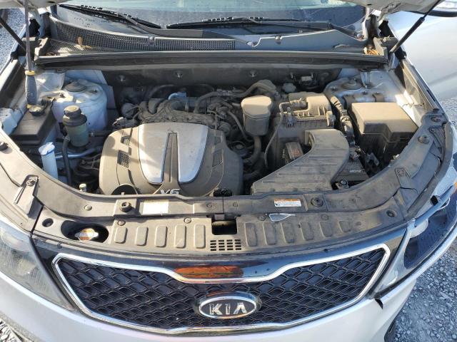 5XYKW4A29CG256926 - 2012 KIA SORENTO SX SILVER photo 11