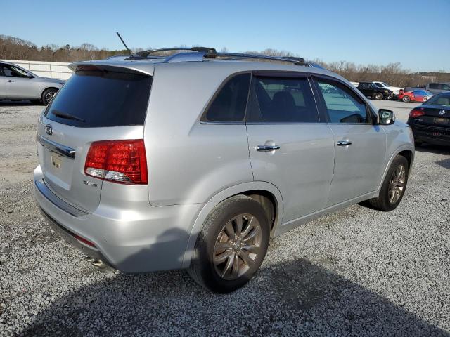 5XYKW4A29CG256926 - 2012 KIA SORENTO SX SILVER photo 3