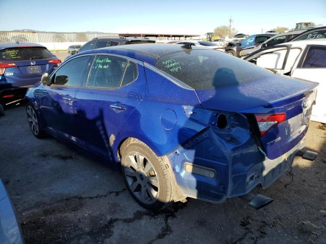 5XXGR4A68DG211501 - 2013 KIA OPTIMA SX BLUE photo 2