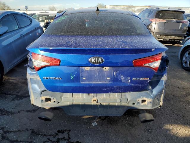 5XXGR4A68DG211501 - 2013 KIA OPTIMA SX BLUE photo 6