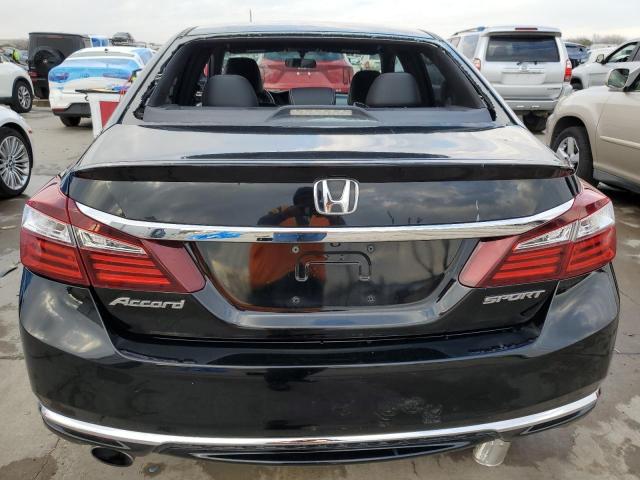 1HGCR2F57GA137170 - 2016 HONDA ACCORD SPORT BLACK photo 6