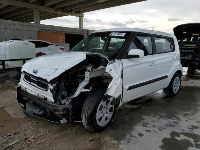 KNDJT2A5XD7757907 - 2013 KIA SOUL WHITE photo 1