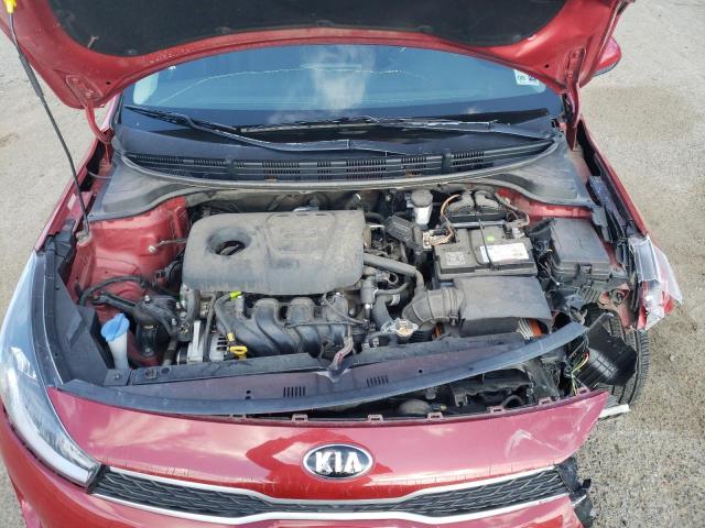 3KPA24AB3KE246685 - 2019 KIA RIO S RED photo 11