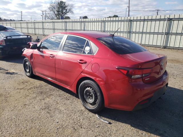 3KPA24AB3KE246685 - 2019 KIA RIO S RED photo 2