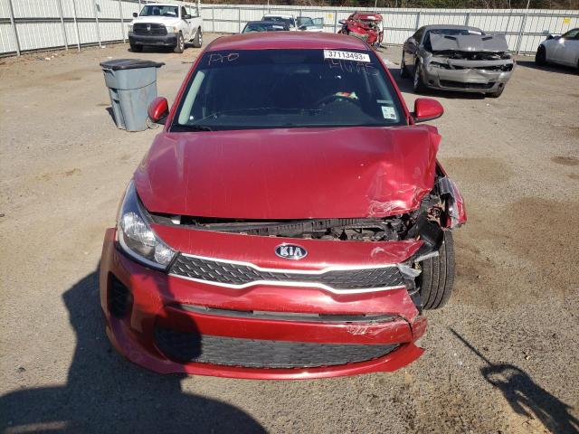 3KPA24AB3KE246685 - 2019 KIA RIO S RED photo 5