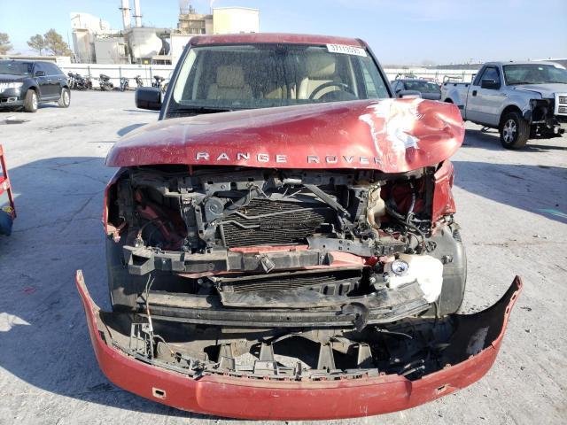 SALSK25438A121081 - 2008 LAND ROVER RANGE ROVE HSE MAROON photo 5