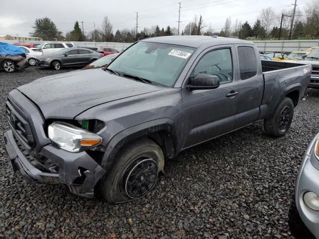 3TYSZ5AN3LT002823 - 2020 TOYOTA TACOMA ACCESS CAB GRAY photo 1