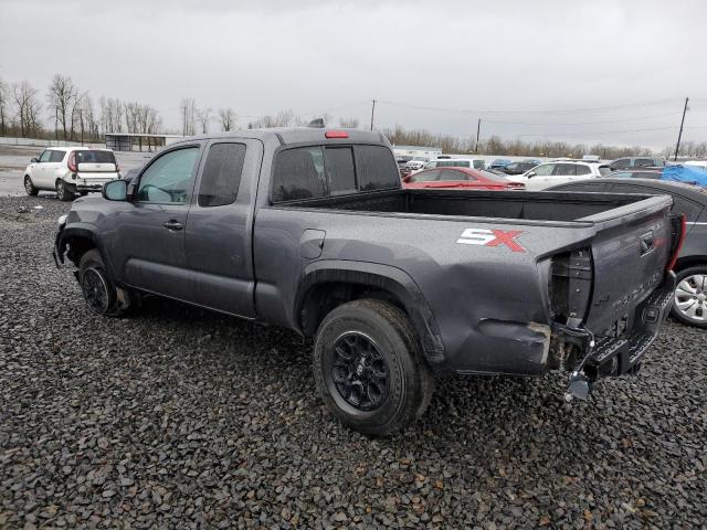 3TYSZ5AN3LT002823 - 2020 TOYOTA TACOMA ACCESS CAB GRAY photo 2