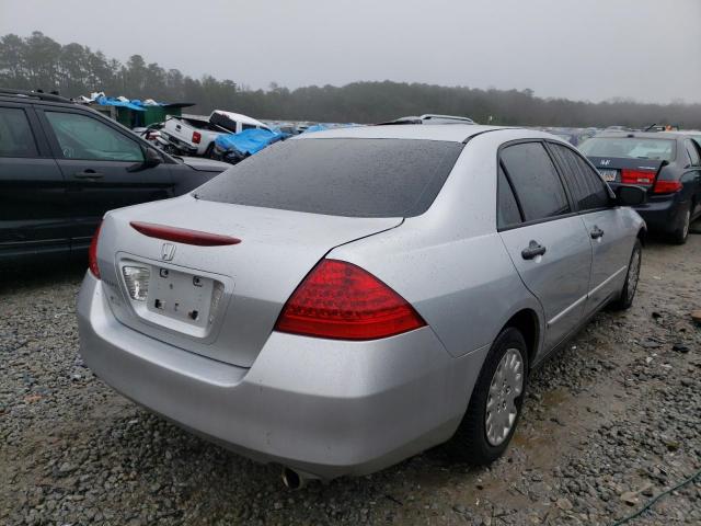 1HGCM56137A167876 - 2007 HONDA ACCORD VALUE SILVER photo 3