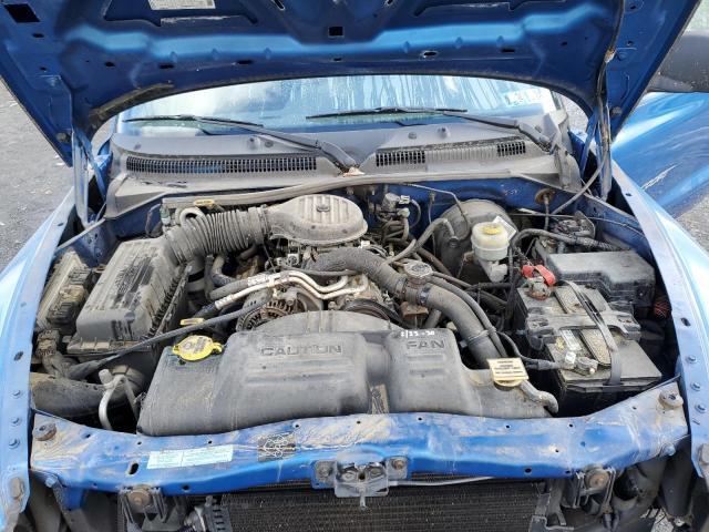 1B7FL26XXYS669216 - 2000 DODGE DAKOTA BLUE photo 11