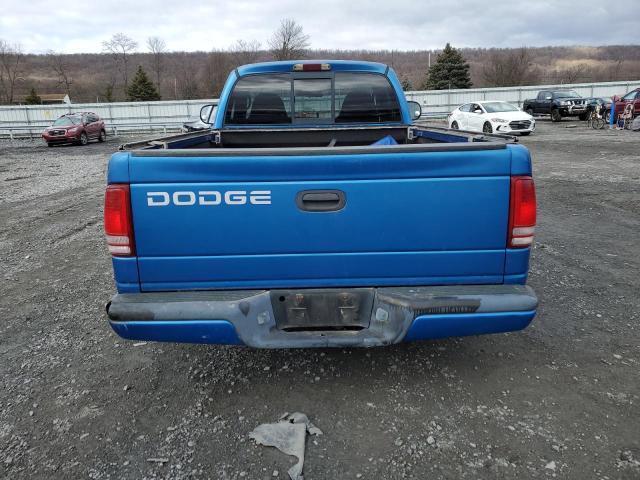 1B7FL26XXYS669216 - 2000 DODGE DAKOTA BLUE photo 6