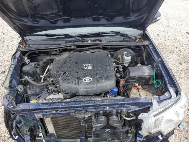 5TFJU4GN2CX019467 - 2012 TOYOTA TACOMA DOUBLE CAB PRERUNNER BLUE photo 11