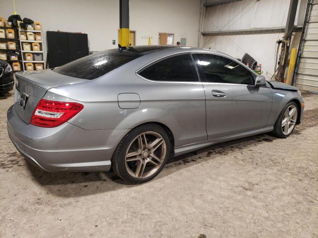 WDDGJ4HB8DF959776 - 2013 MERCEDES-BENZ C 250 GRAY photo 3