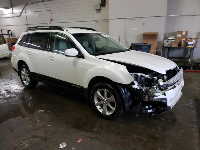 4S4BRCJC9D3250037 - 2013 SUBARU OUTBACK 2.5I LIMITED WHITE photo 4