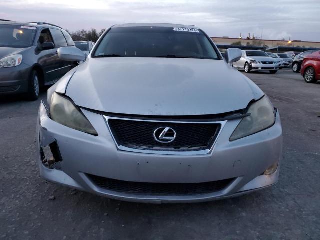 JTHBK262162021328 - 2006 LEXUS IS 250 SILVER photo 5