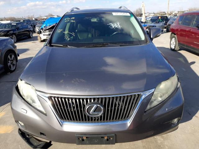 2T2BK1BA3CC126051 - 2012 LEXUS RX 350 GRAY photo 5