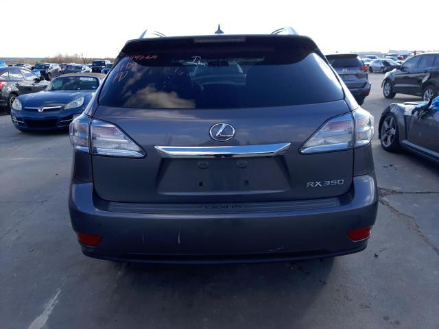 2T2BK1BA3CC126051 - 2012 LEXUS RX 350 GRAY photo 6