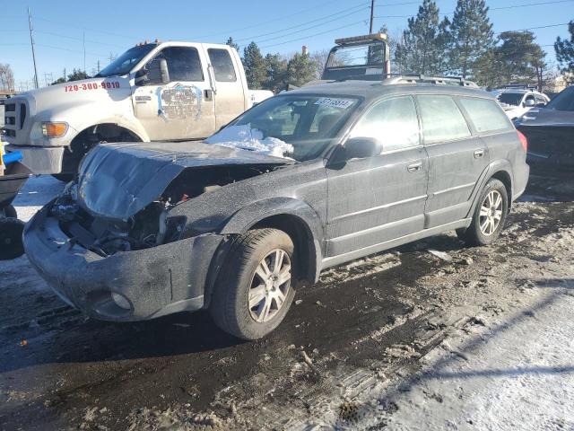 4S4BP61C357344044 - 2005 SUBARU LEGACY OUTBACK 2.5I BLACK photo 1