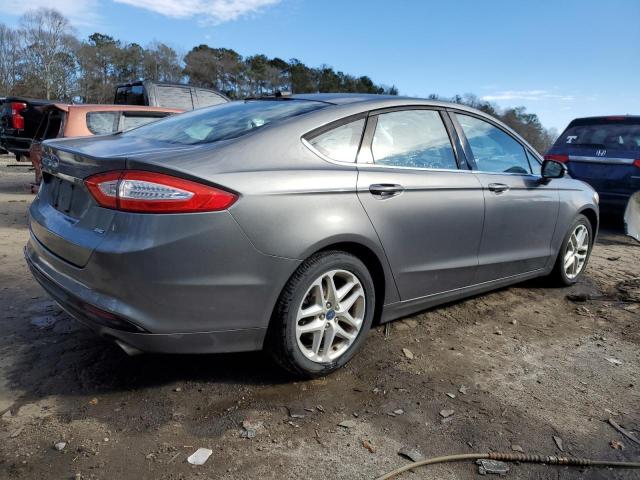 3FA6P0H71DR375110 - 2013 FORD FUSION SE GRAY photo 3