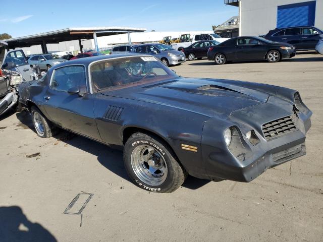 1Q87L8L627977 - 1978 CHEVROLET CAMARO GRAY photo 4