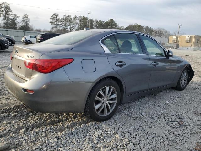 JN1BV7AP2FM339717 - 2015 INFINITI Q50 BASE GRAY photo 3