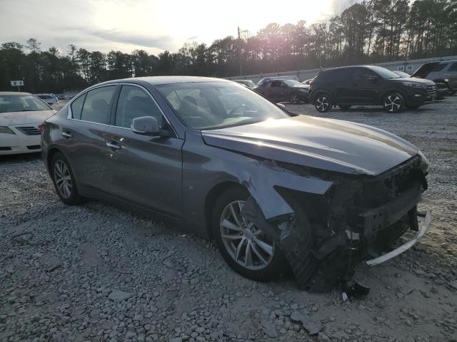 JN1BV7AP2FM339717 - 2015 INFINITI Q50 BASE GRAY photo 4