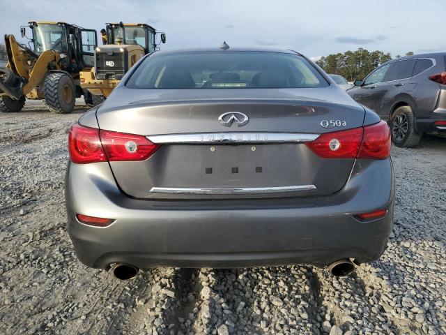 JN1BV7AP2FM339717 - 2015 INFINITI Q50 BASE GRAY photo 6