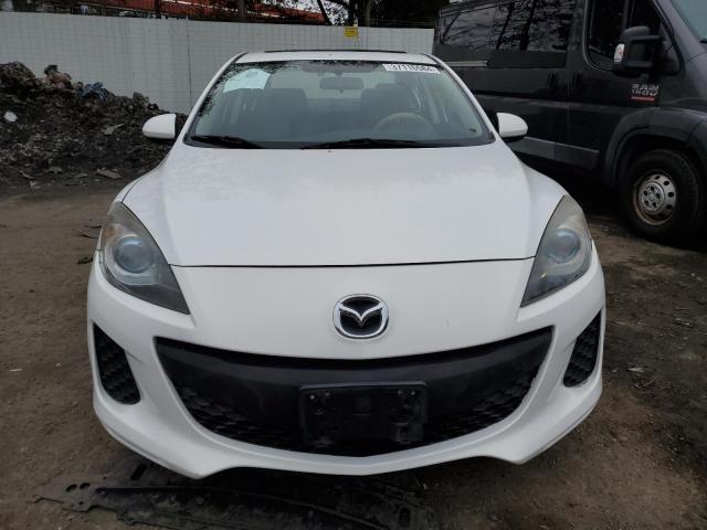 JM1BL1W88C1651166 - 2012 MAZDA 3 I WHITE photo 5