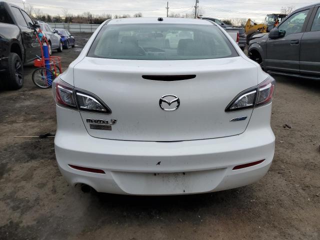 JM1BL1W88C1651166 - 2012 MAZDA 3 I WHITE photo 6