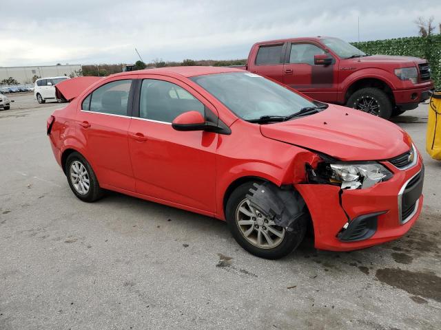 1G1JD5SH2H4119500 - 2017 CHEVROLET SONIC LT RED photo 4