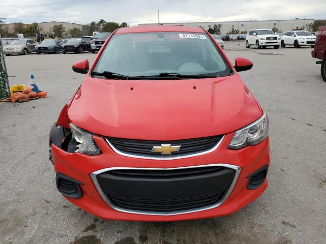 1G1JD5SH2H4119500 - 2017 CHEVROLET SONIC LT RED photo 5