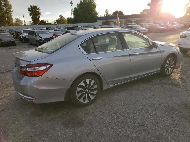 JHMCR6F31HC021634 - 2017 HONDA ACCORD HYB SILVER photo 3