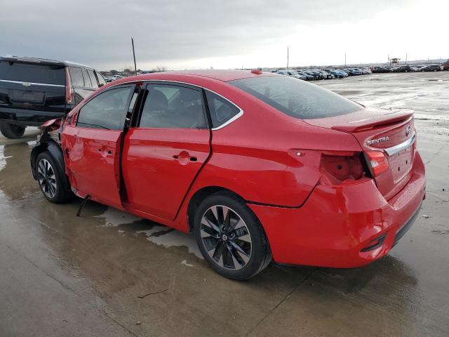 3N1AB7AP3KY230808 - 2019 NISSAN SENTRA S RED photo 2