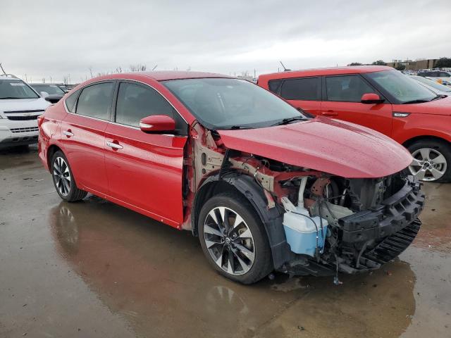 3N1AB7AP3KY230808 - 2019 NISSAN SENTRA S RED photo 4