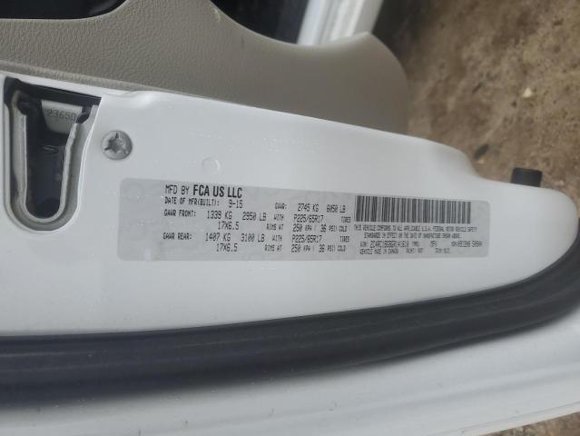 2C4RC1BG8GR141610 - 2016 CHRYSLER TOWN & COU TOURING WHITE photo 14