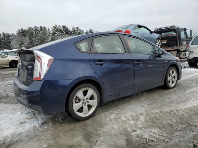 JTDKN3DU0C1487465 - 2012 TOYOTA PRIUS BLUE photo 3