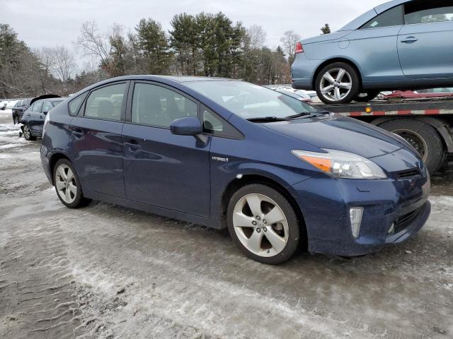 JTDKN3DU0C1487465 - 2012 TOYOTA PRIUS BLUE photo 4