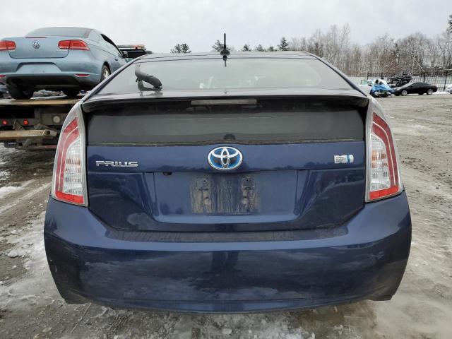 JTDKN3DU0C1487465 - 2012 TOYOTA PRIUS BLUE photo 6