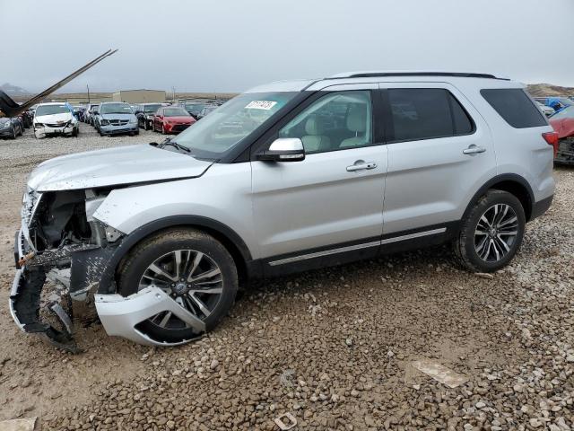 1FM5K8HT1GGD27923 - 2016 FORD EXPLORER PLATINUM SILVER photo 1