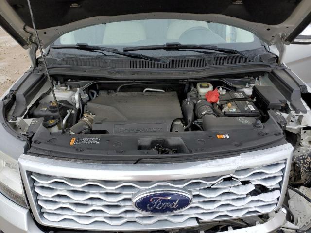 1FM5K8HT1GGD27923 - 2016 FORD EXPLORER PLATINUM SILVER photo 11