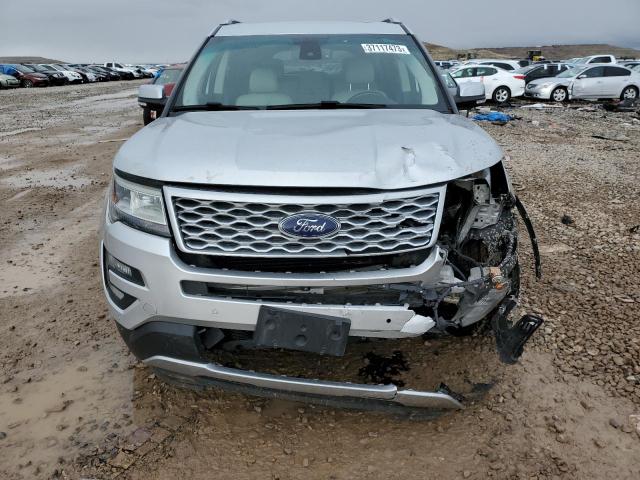 1FM5K8HT1GGD27923 - 2016 FORD EXPLORER PLATINUM SILVER photo 5