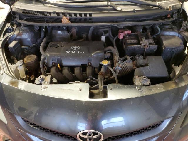 JTDBT923981231786 - 2008 TOYOTA YARIS GRAY photo 11