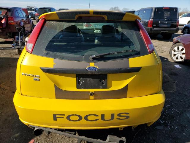 1FAFP31N17W222321 - 2007 FORD FOCUS ZX3 YELLOW photo 6