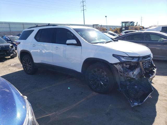 1GNERJKW5NJ187781 - 2022 CHEVROLET TRAVERSE RS WHITE photo 4